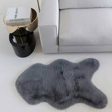 faux fur area runner accent rug