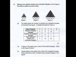For examination in november 2018, 2019 and 2020. P6 2018 Acs Prelims Q12 Pattern Problem Michael Shaded Unshaded Triangles Psle Maths Youtube