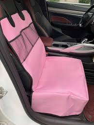 Pink Oxford Fabric Car Pet Seat Cover