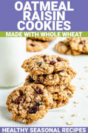 whole wheat oatmeal cookies healthy