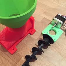 How to build a vacation pet feeder with a diy linear actuator | via hack a day. 3d Printable Pet Feeder Auger Based By Mark Mckillen