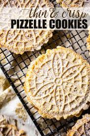 pizzelle recipe thin and crisp