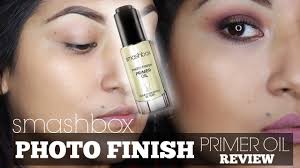 smashbox photo finish primer oil review