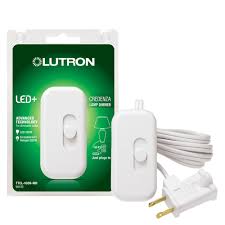 lutron led white adjustable lamp