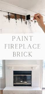 How To Paint Fireplace Bricks Life On