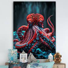 Wrapped Canvas In 2023 Octopus Wall