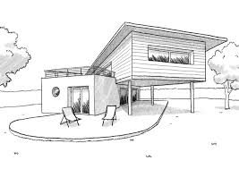 plan maison contemporaine à ée ooreka