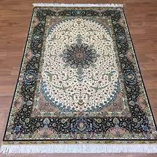 designer kashmiri silk carpet at rs