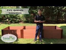 4 X12 Raised Garden Bed Assembly