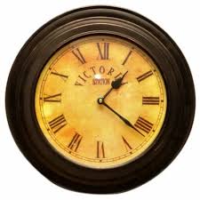 Copper Antique Victorian Wall Clock