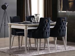 The helme extendable dining table from 17 stories is a stylish piece of furniture which will make your home into an oasis of peace. Casa Padrino Luxury Art Deco Dining Room Set Dark Blue White Gold 1 Extendable Dining Room Table 6 Dining Chairs Art Deco Dining Furniture Luxury Quality