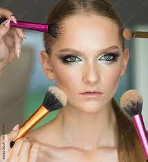 face in beauty salon visage course