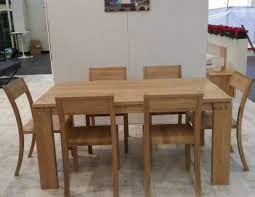Superb indonesian oak dining table with 6 chairs from john lewis. Solid Oak Dining Table With 6 Chairs By Boksit Joint Stock Co Dining Room Furniture Ambista
