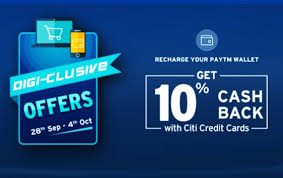 recharge paytm wallet using citi credit