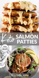To prepare cakes, combine salmon and next 5 ingredients (through mustard) in a medium bowl. Keto Salmon Patties Paleo Whole30 The Real Simple Good Life