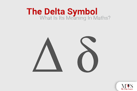The Delta Symbol What Is Its Meaning