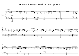 diary of jane breaking benjamin sheet