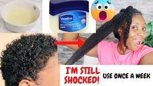 used vaseline for fast hair growth