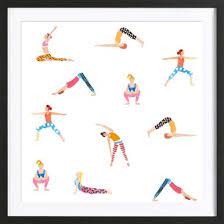 Framed Yoga Wall Art Prints