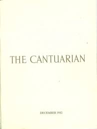 The Cantuarian December 1982 August 1983 By Oks
