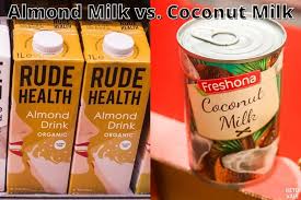 coconut milk vs almond milk which one