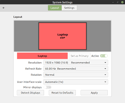 linux mint hd scaling fractional scaling