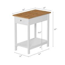 Side Table With Drawer End Tables