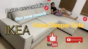 ikea vimle sleeper sofa with chaise