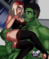 Hulk x Black Widow by JZerosk 
