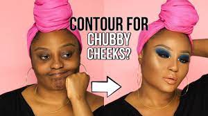 contour for chubby cheeks round face