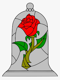 Beauty The Beast Stained Glass Rose
