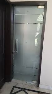Hinged 12mm Toughened Glass Door For