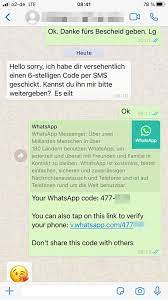 Täter erfragen wieder WhatsApp-Codes und übernehmen Accounts - RATGEBER  INTERNETKRIMINALITÄT