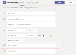 ms teams schedule a future meeting