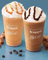 mcdonalds coffee frappes iced