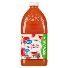 great value ruby red gfruit juice