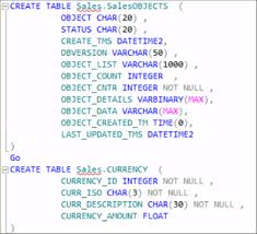 db2 create table scripts