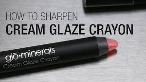 how to sharpen lip crayons you