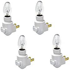 Amazon Com Creative Hobbies Plug In Night Light Module White Color Includes 4 Watt Bulb Great For Making Your Own Decorative Night Lights Pack Of 4 Home Improvement