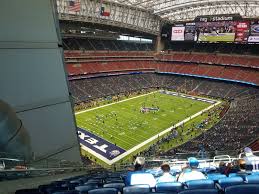 Maybe The Worst Seat At Texans Stadium But Some Redeeming
