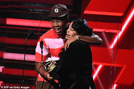 Tyler, the creator's horizons are broadening with each new release, and tyler, the creator talks his mom. Tyler The Creator Wins His First Grammy 10 Years After Prophetically Predicting He Would On Twitter Daily Mail Online
