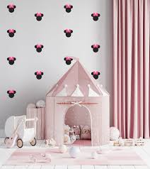 Minnie Mouse Wall Decal 150 Pc Set