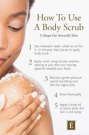 how to use a body scrub benefits a