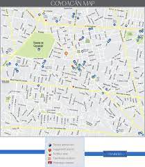 Its geographical coordinates are 19° 20′ 48″ n, 099° 09′ 42″ w. Coyoacan Map Mexico City