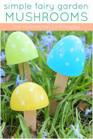 Upcycled Egg Diy Fairy Garden Mushrooms