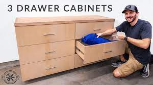 diy 3 drawer base cabinets miter saw