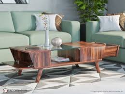 Reece Solid Wood Coffee Table With