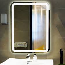 lighted vanity mirror wall mount