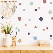 Boho Polka Dot Wall Decals For Kids