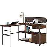 The two lower open shelves provide you with additional space for convenient storage. Desks Executive L Shaped And Desks With Hutch Sauder Furniture Sauder Woodworking